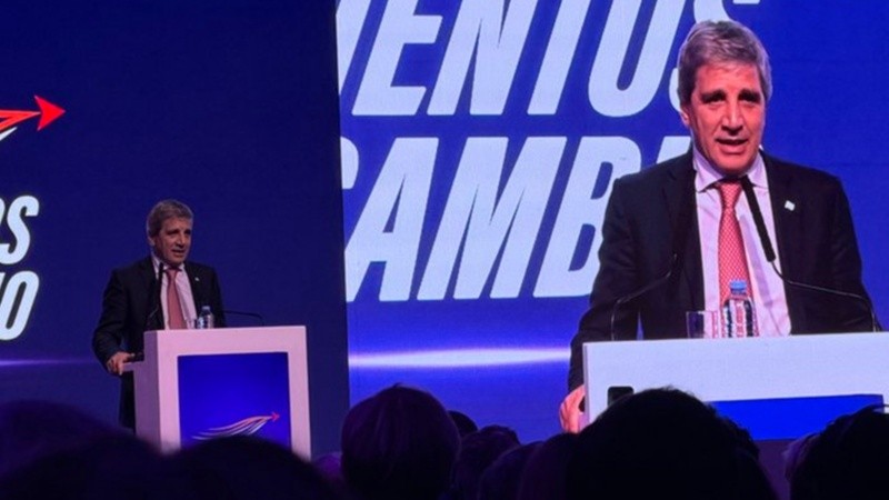 El ministro de Economía, Luis Caputo.
