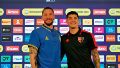 Jeremías Ledesma y Franco Escobar dos referntes de los equipos rosarinos.