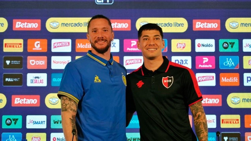 Jeremías Ledesma y Franco Escobar dialogaron en la conferencia de prensa en la previa del clásico.