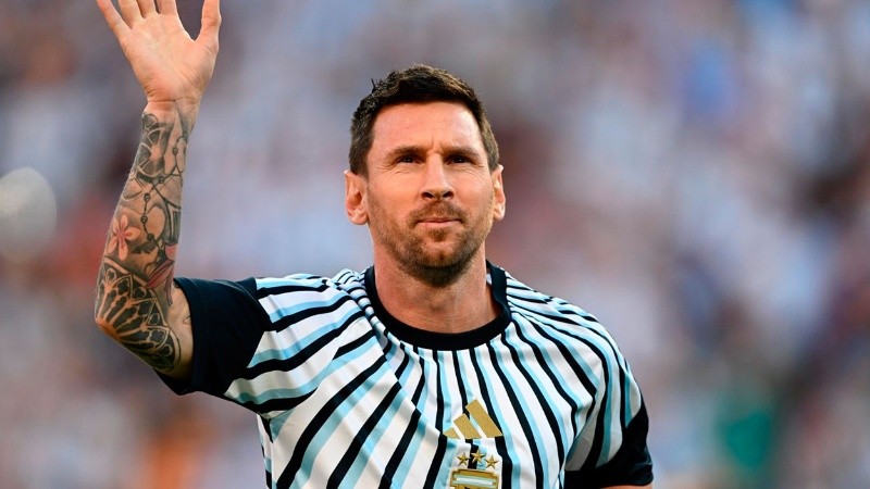 Messi utilizará una camiseta especial.