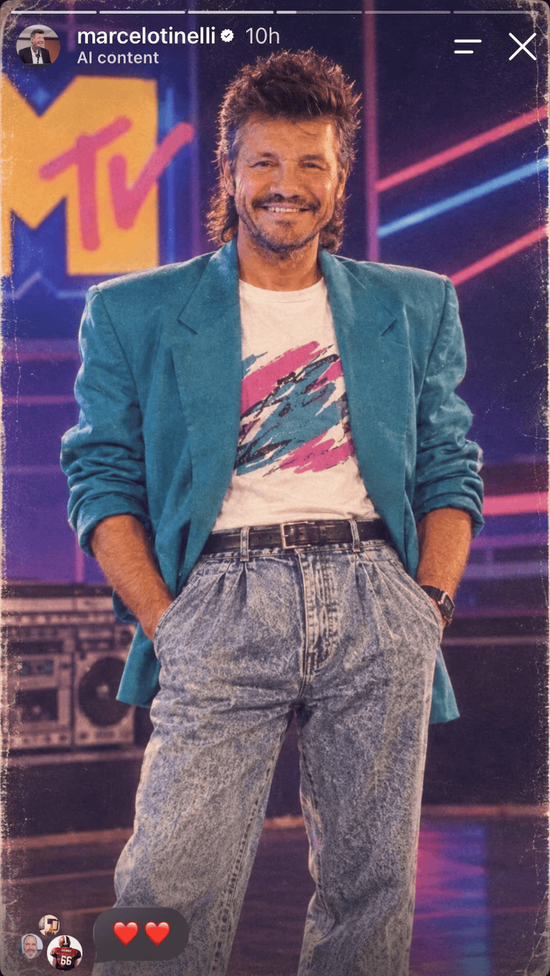 &nbsp;Marcelo Tinelli.