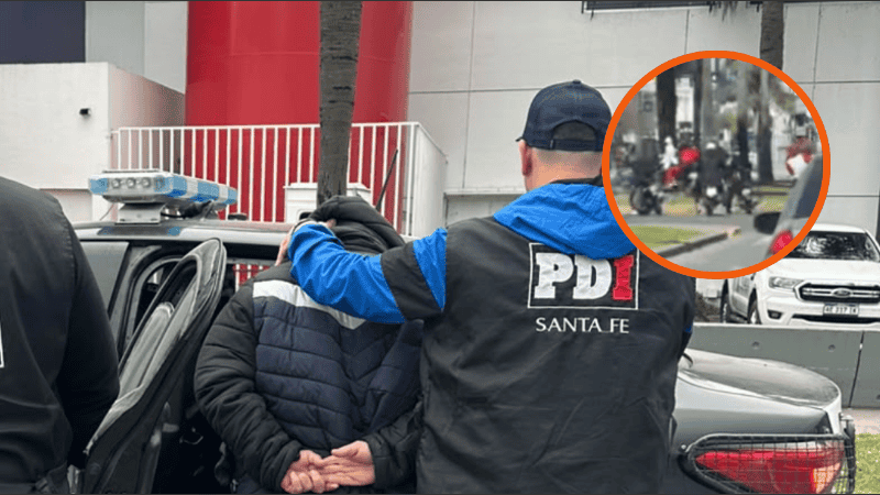 El robo tuvo lugar el domingo en Bulevar Rondeau y Olive, en la previa del clásico rosarino.