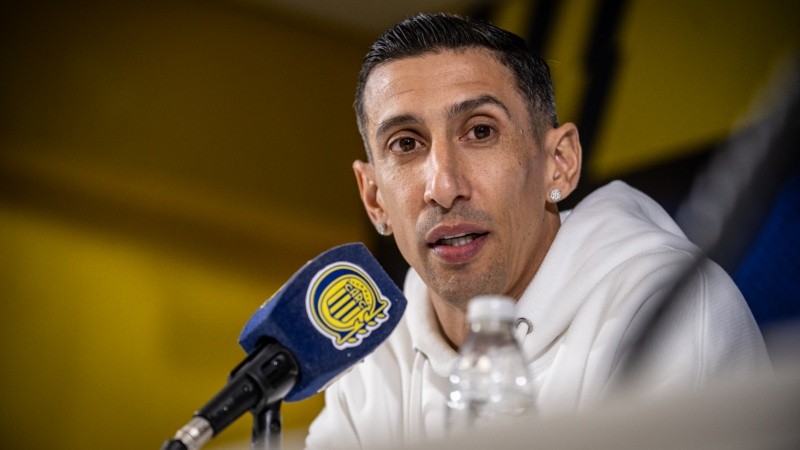 Di María habló en conferencia de prensa este miércoles tras la práctica en Arroyo Seco.