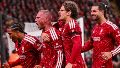 Mac Allister se desahoga luego del gol que le dio la victoria al Liverpool, en una semana especial para él (LFC).