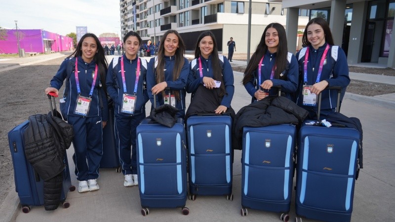 Las chicas del equipo argentino de gimnasia artística (Alan Monzón/Rosario3)&nbsp;
