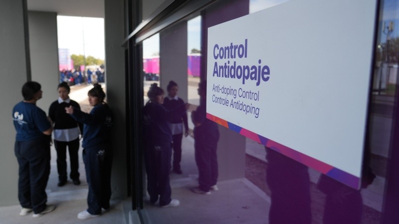 El sector de Control Antidopaje se encuentra ubicado en plena Villa Olímpica.