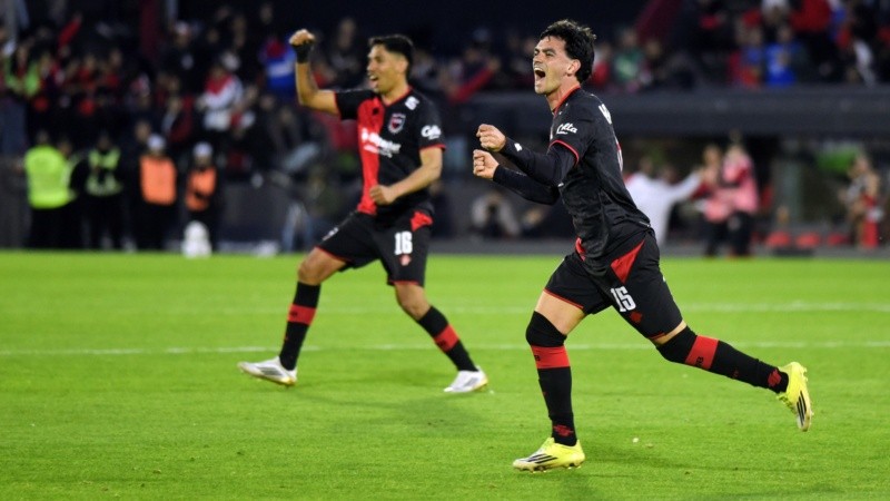 Soñora convirtió su primer gol con la camiseta de Newell's.