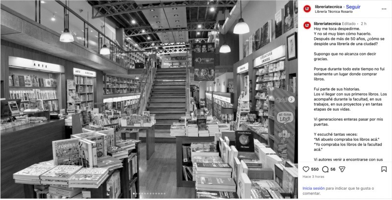 &nbsp;La publicación de despedida de la Librería Técnica.