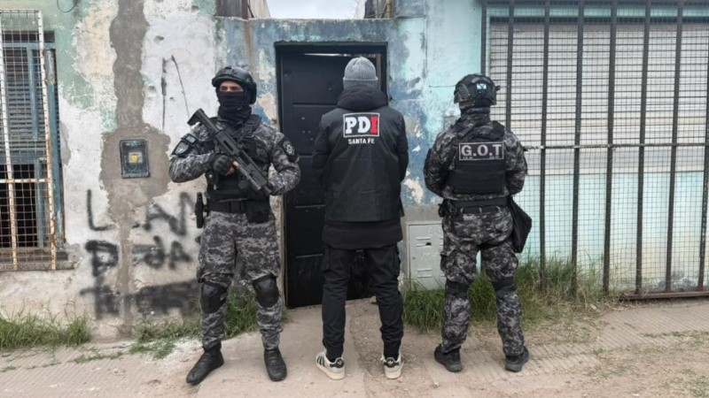 Los allanamientos se realizaron en distintas zonas de Rosario y en Villa Gobernador Gálvez (PDI)