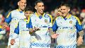Di María repitió el festejo con el "six seven" el partido anterior.