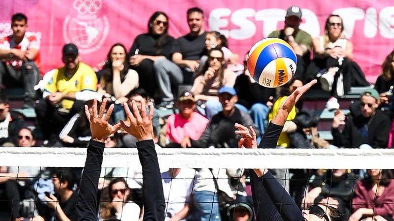 El Beach Voley, una de las actividades del día 1. Foto: Secretaría de Deporte y Turismo.
