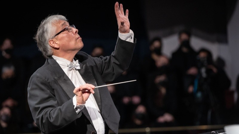 El maestro David del Pino Klinge, exdirector de la Orquesta Sinfónica Provincial de Rosario.