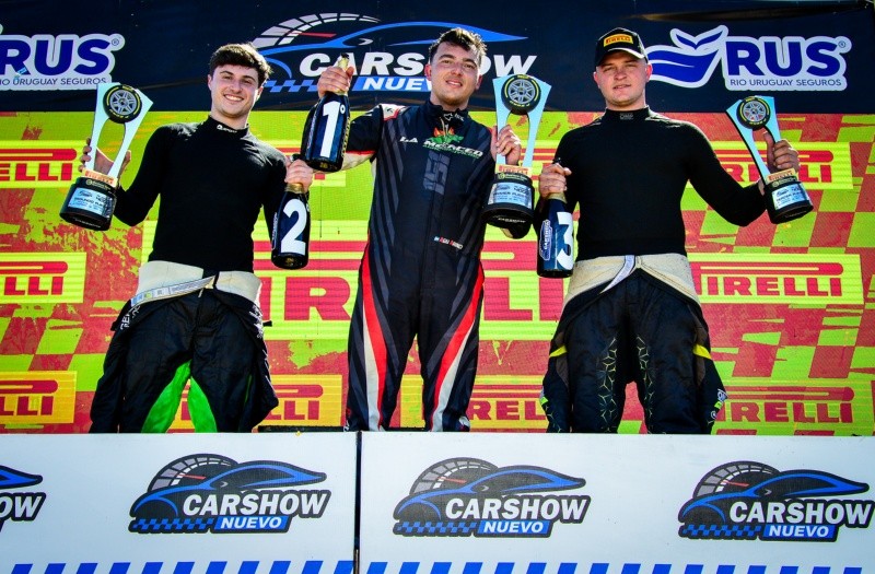 El podio del TC 4000, que tuvo a Arinci con el número 1 (www.nuevocarshow.com.ar)&nbsp;
