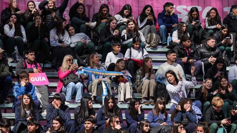 El público presente en las canchas.