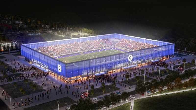 El espectacular estadio de Leones FC que se proyecta en Alvear
