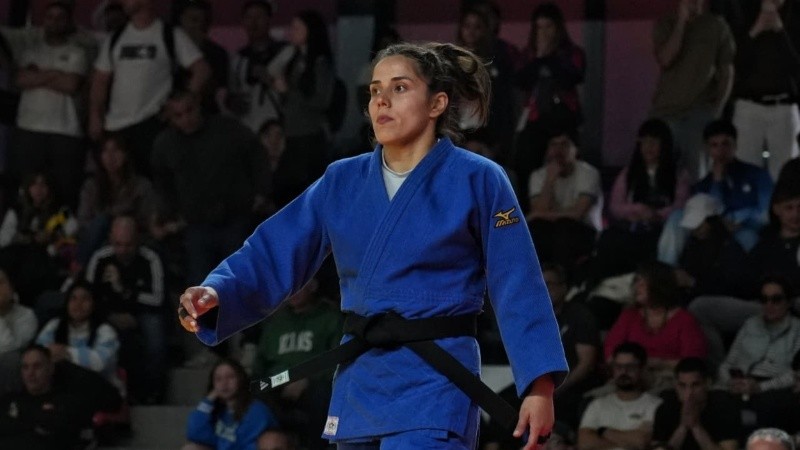 La rosarina Agustina De Lucía es medalla de plata. (Alan Monzón/Rosario3)