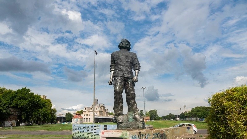 La plaza del Che, en Rosario.