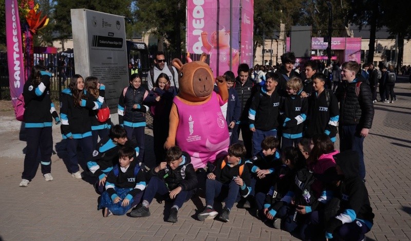&nbsp;Miles de chicos de distintas escuelas de la provincia disfrutan de los Juegos.