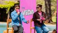 Agus y Mica en la conducción del evento del día de la primavera en los Jardines FM Vida