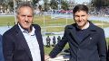 Scioli junto a Pullaro durante los preparativos de los Juegos Suramericanos.