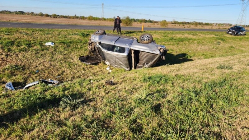 El hecho ocurrió en el kilómetro 316 de la Autopista Rosario-Córdoba (Rosario3).