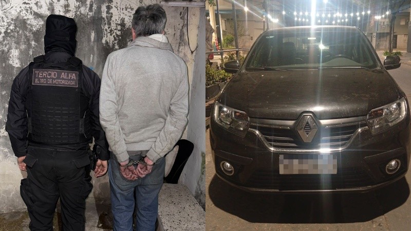Adrián Pablo B. fue detenido en Pueyrredón y Güemes con el auto involucrado.&nbsp;