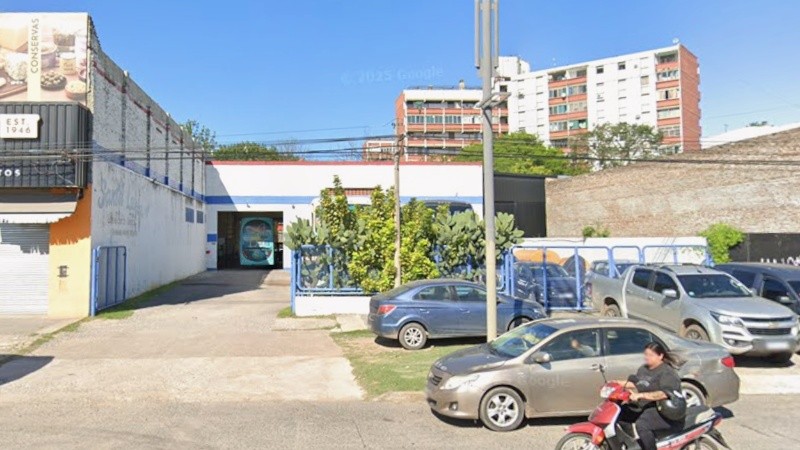 El lugar donde ocurrió el robo.