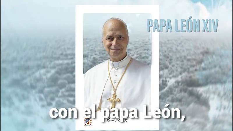 La canción del Papa León XIV (captura de video)
