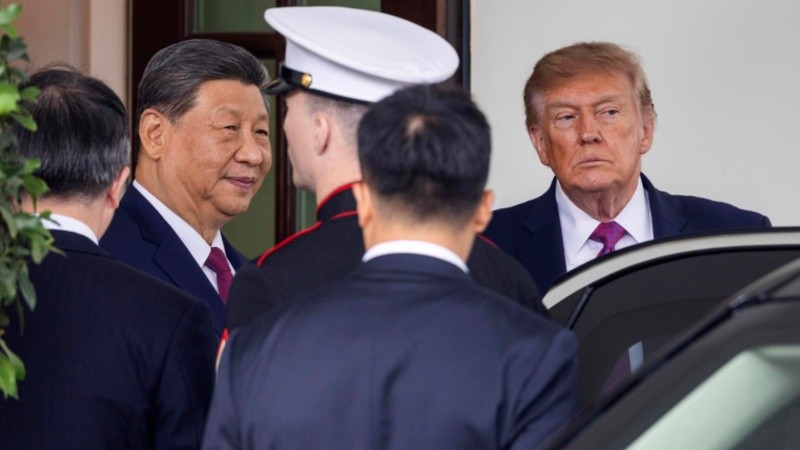 Trump y Xi en la Casa Blanca (EFE).
