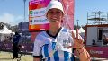 Alma Pueyo López, que consiguió dos medallas en tiro con arco.