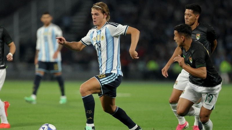 Nico Paz fue figura en el elenco nacional