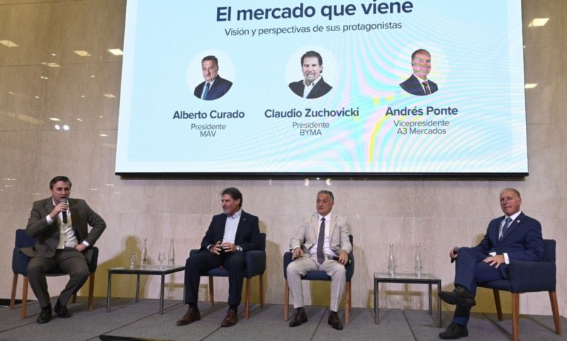 &nbsp;Mariano Galíndez (Rosario3), Claudio Zuchovicki (Byma), Alberto Curado (MAV) y Andrés Ponte (A3)