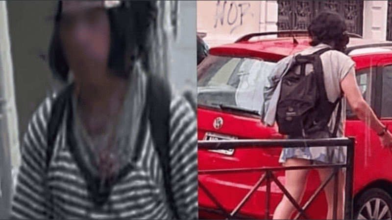 “Anda por barrio Martin dando vueltas vestido con una mini falda sin nada abajo