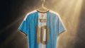 La camiseta edición especial que sortea Lotería de Santa Fe para homenajear a Messi