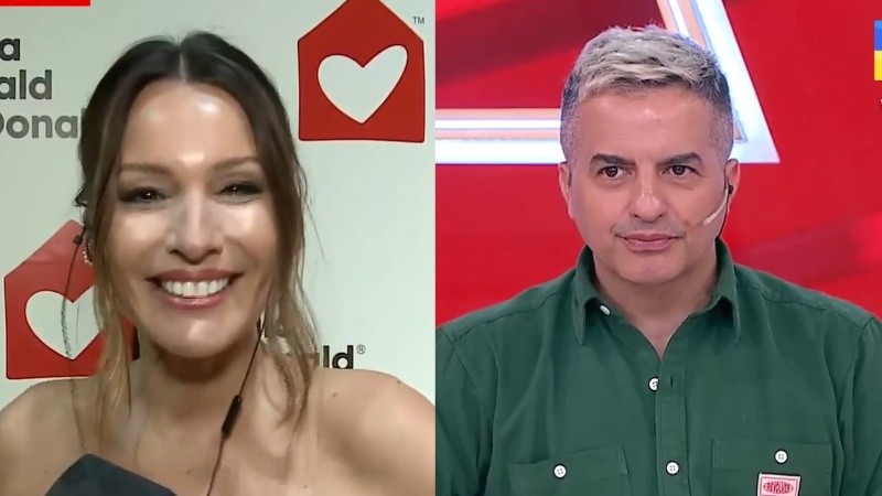 Pampita y Ángel de Brito (captura de video)