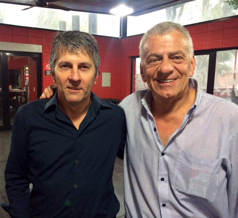 Guillermo&nbsp;Lorente y Jorge Messi en el 2015. Foto Rosario3
