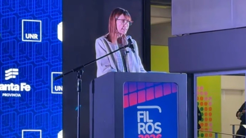 Marcela Ternavasio abrió la Feria del Libro 2026.