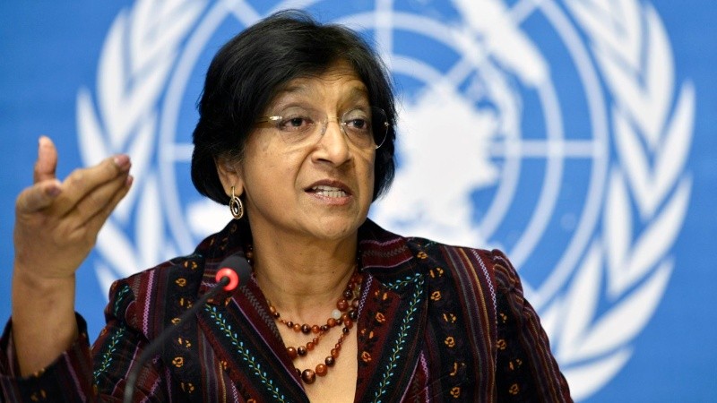 Navanethem 'Navi' Pillay, ganadora del Premio Nobel de la Paz.