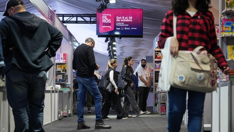 La feria del Libro, uno de los principales atractivos turísticos de Rosario este fin de seman. (Alan Monzón/Rosario3)