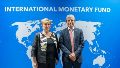Luis Caputo participa de las reuniones anuales del FMI y el Banco Mundial.