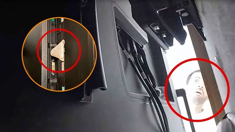 Las imágenes fueron publicadas por el FBI.