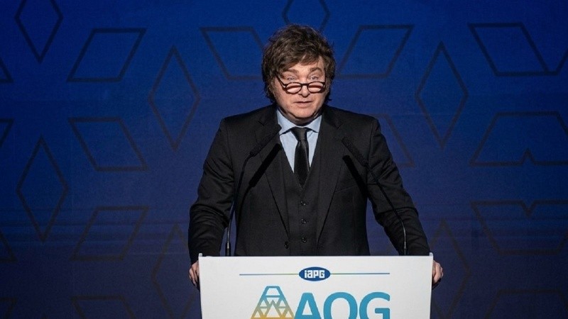 Milei destacó el crecimiento del sector energético y sostuvo que se debe a la desregulación.