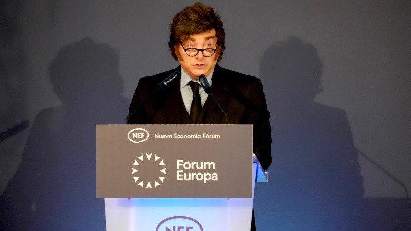 Milei: “Las ideas que desorientaron durante tanto tiempo a los argentinos son ideas que hoy están muy de moda en Europa y en Occidente todo”.