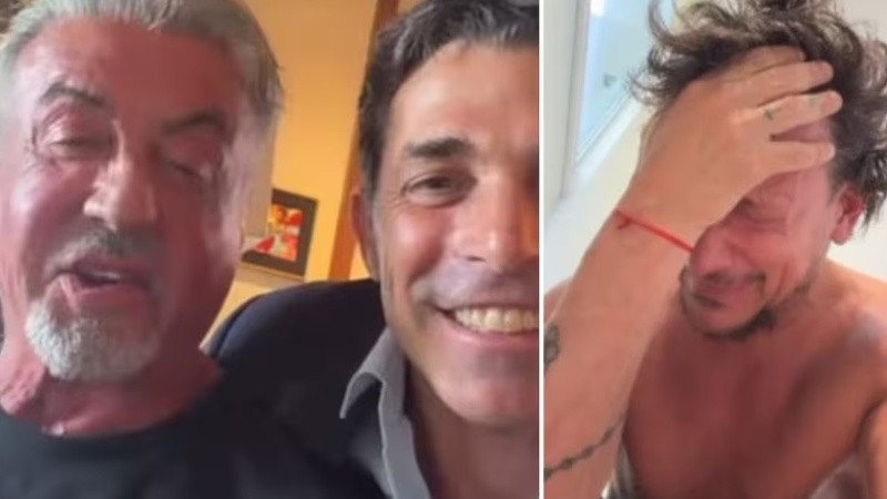 El actor de Hollywood llamó al protagonista local de Rocky