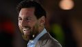 Lionel Messi en Asturias. EFE/Eloy Alonso.