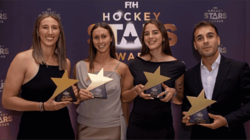 Cuatro estrellas argentinas brillaron en los FIH Hockey Stars Awards 2026.