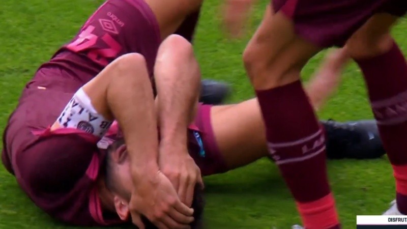 Izquierdoz anotó el gol y fue golpeado por un encendedor.