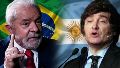 Lula Da Silva y Javier Milei.