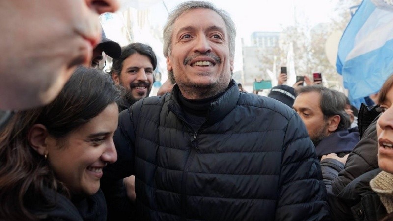 Máximo Kirchner destacó la movilización de apoyo a Cristina y habló sobre la interna peronista