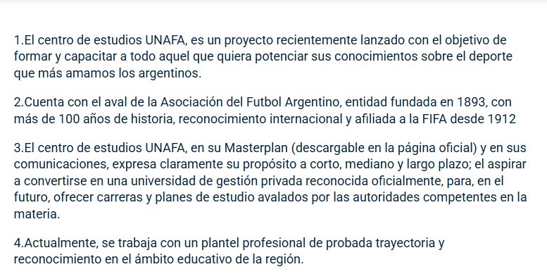 El texto que la AFA publicó, tras la intimación del Gobierno (Rosario3). 